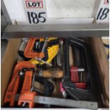 LOT - C & BAR CLAMPS