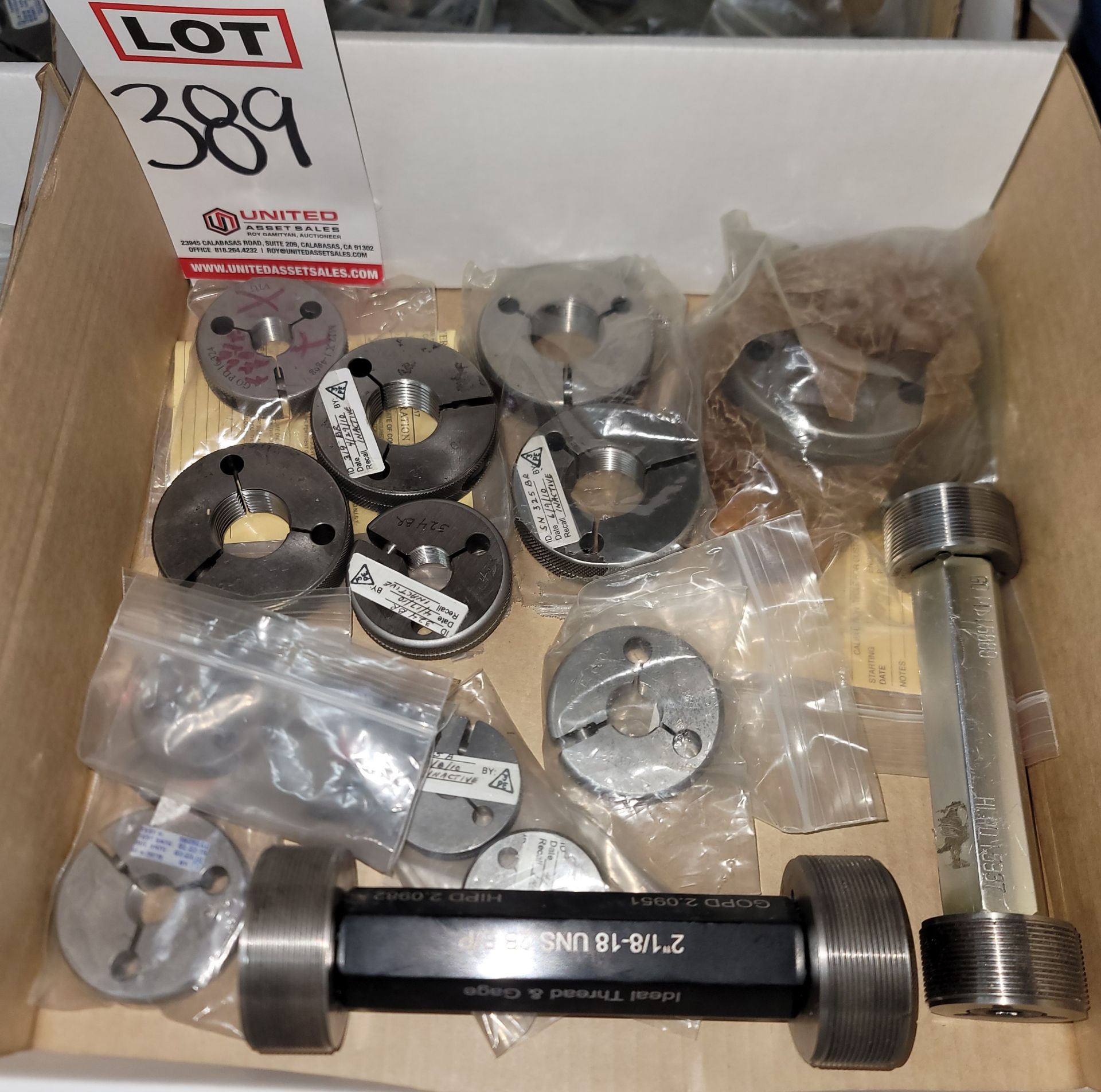 LOT - THREAD RING GAUGES