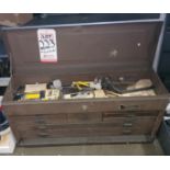 LUMIDOR MACHINIST'S TOP TOOL BOX, W/ CONTENTS IN TOP TRAY