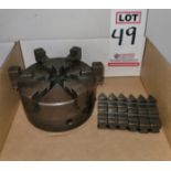 LOT - BUCK 6" 6-JAW CHUCK, W/ EXTRA MATCHED SET OF JAWS
