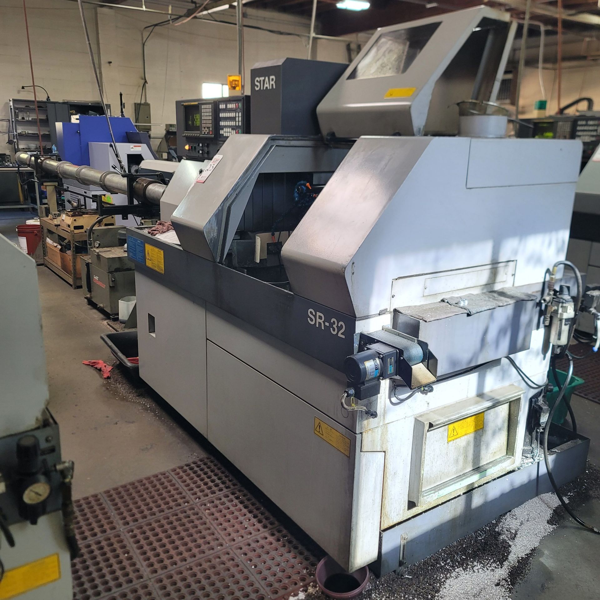 1999 STAR SR-32 SWISS LATHE, FANUC 16-T CONTROL, 32MM (1-1/4") MAIN/SUB SPINDLE, FULL C-AXIS, 7,000