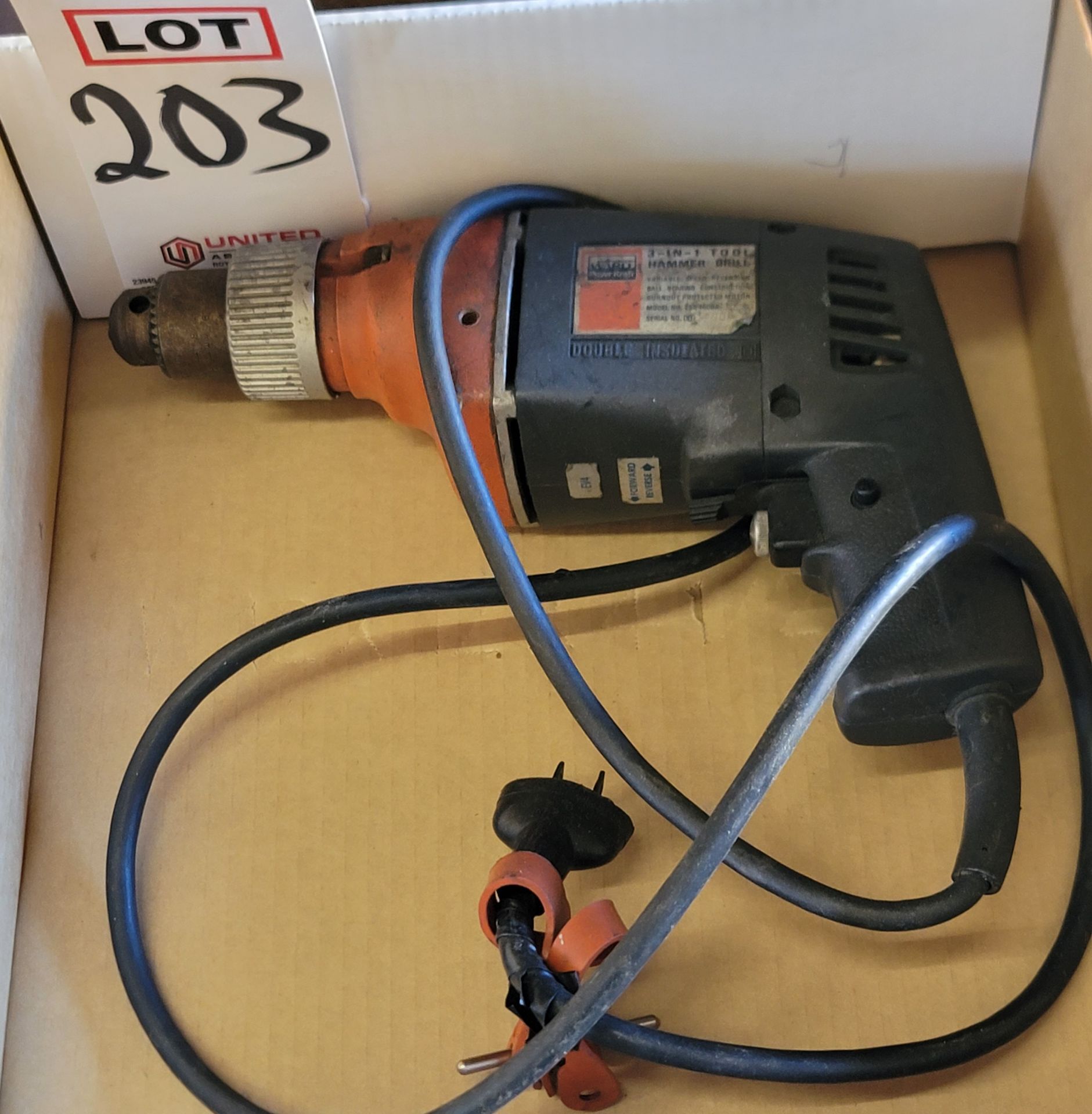 MONTGOMERY WARD 3-IN-1 TOOL, HAMMER DRILL