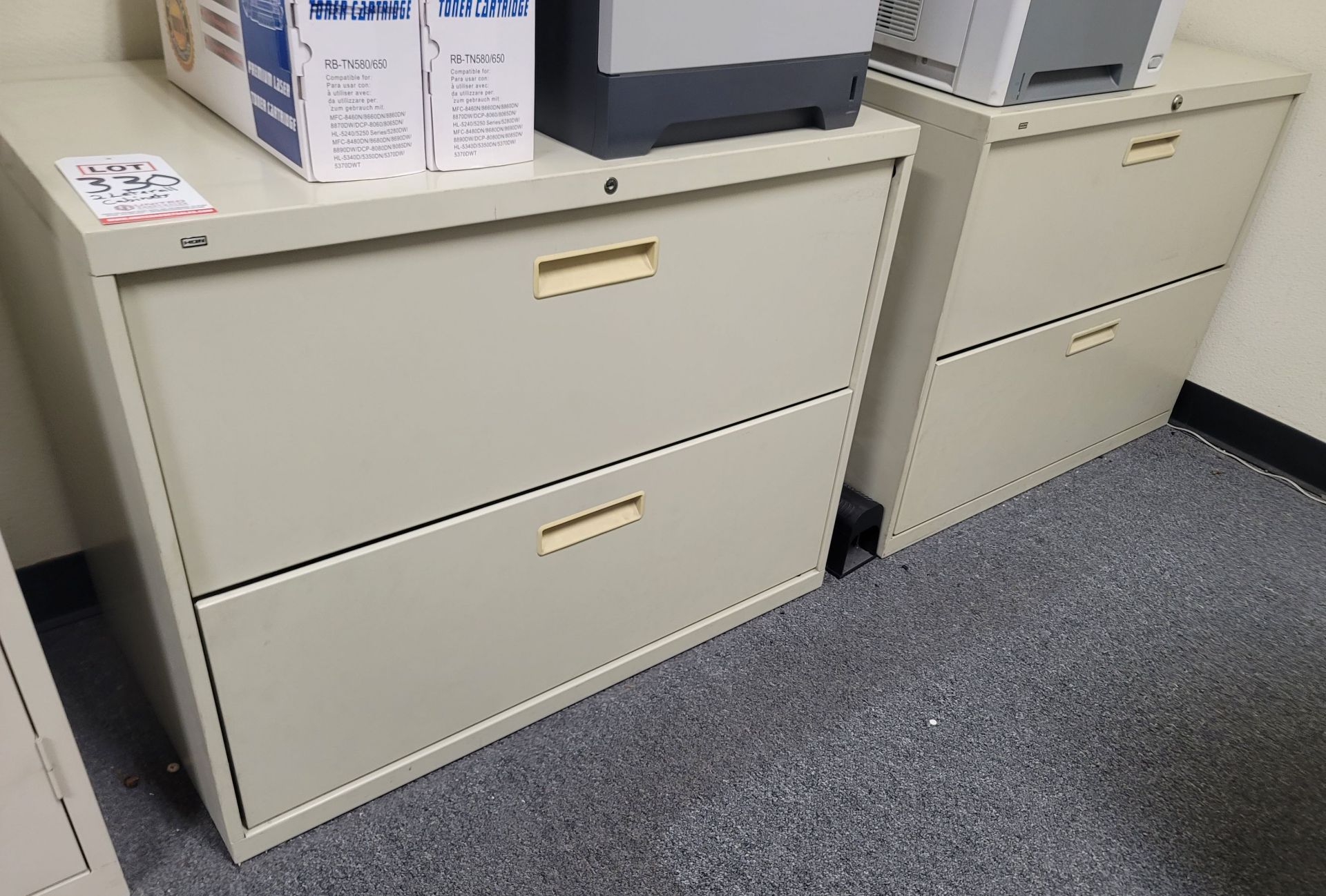 LOT - (2) LATERAL FILE CABINETS
