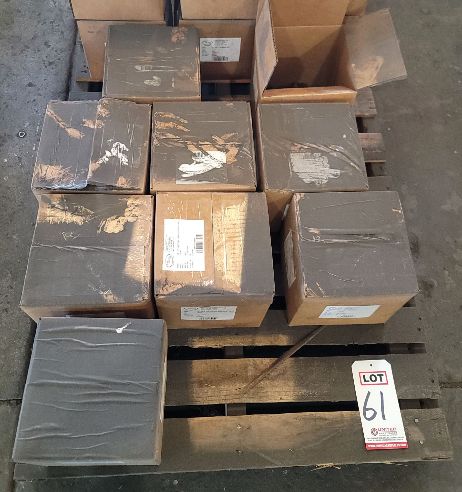 LOT - PALLET OF MISC. FASTENERS, BOLTS, ETC.
