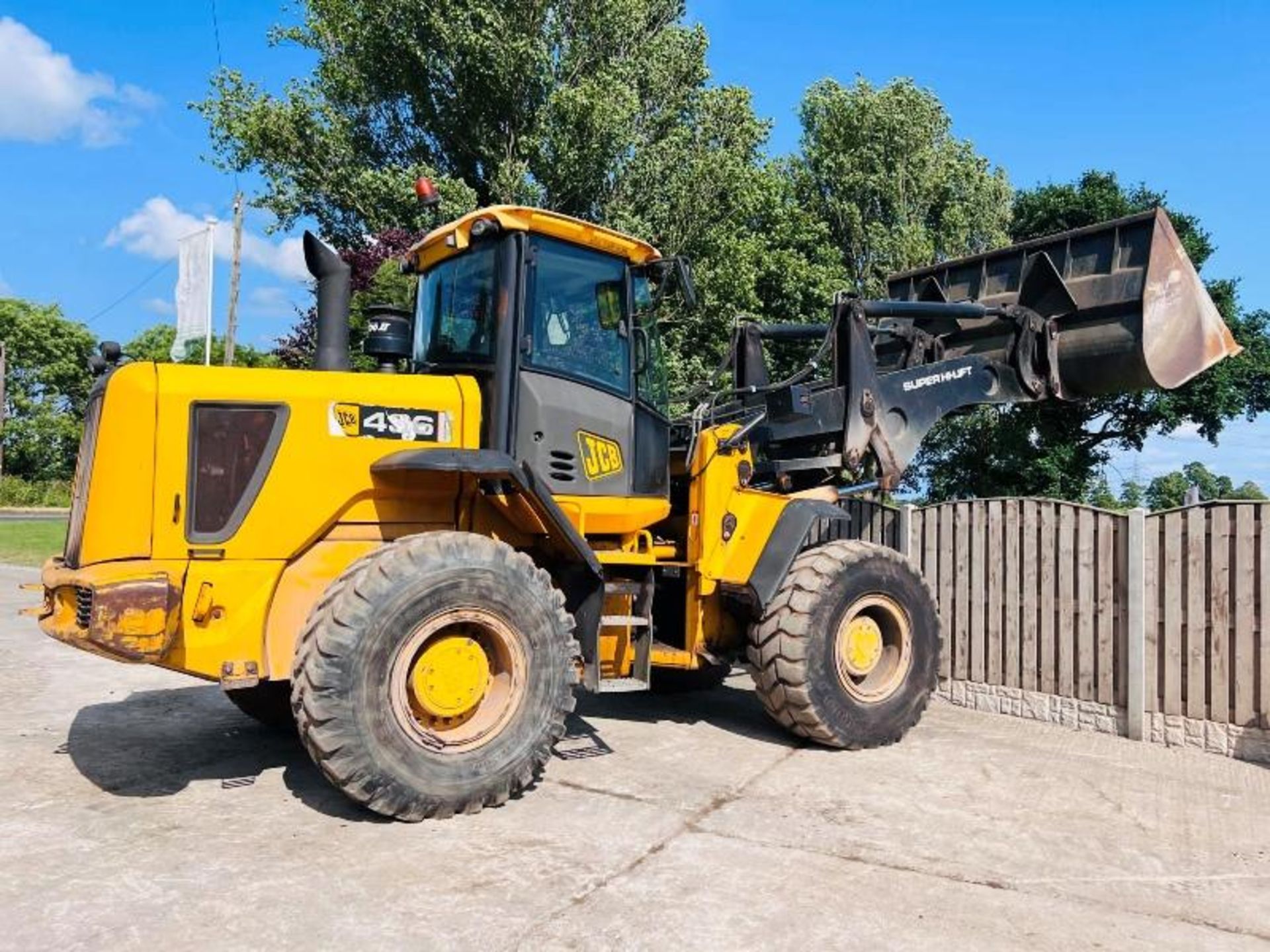 JCB 436EHT 4WD WASTE MASTER LOADING SHOVEL C/W BUCKET - Image 10 of 17