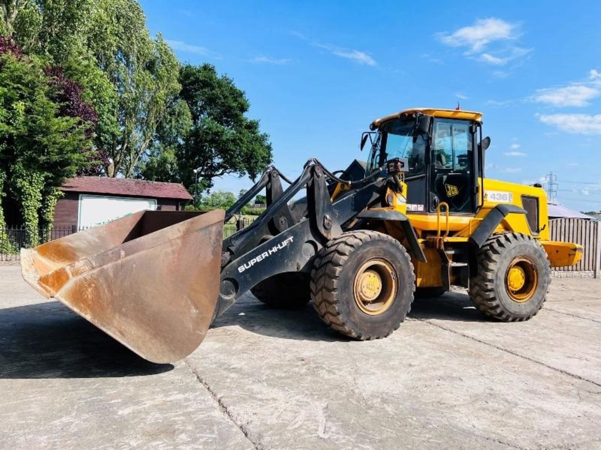 JCB 436EHT 4WD WASTE MASTER LOADING SHOVEL C/W BUCKET - Image 6 of 17