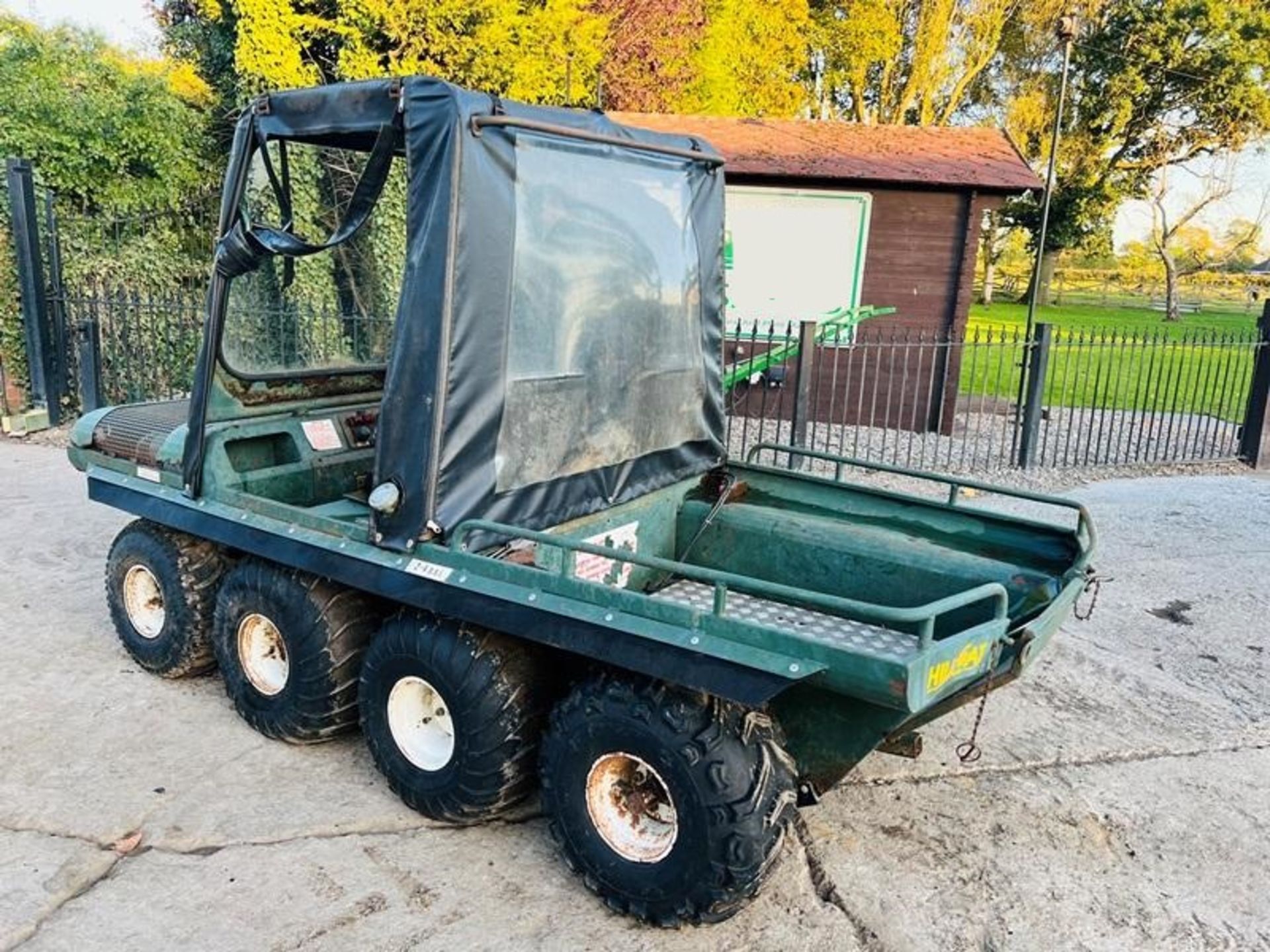 HILLCAT 8WD UTLITY VEHICLE C/W EASY SHEET CANOPY - Image 3 of 10