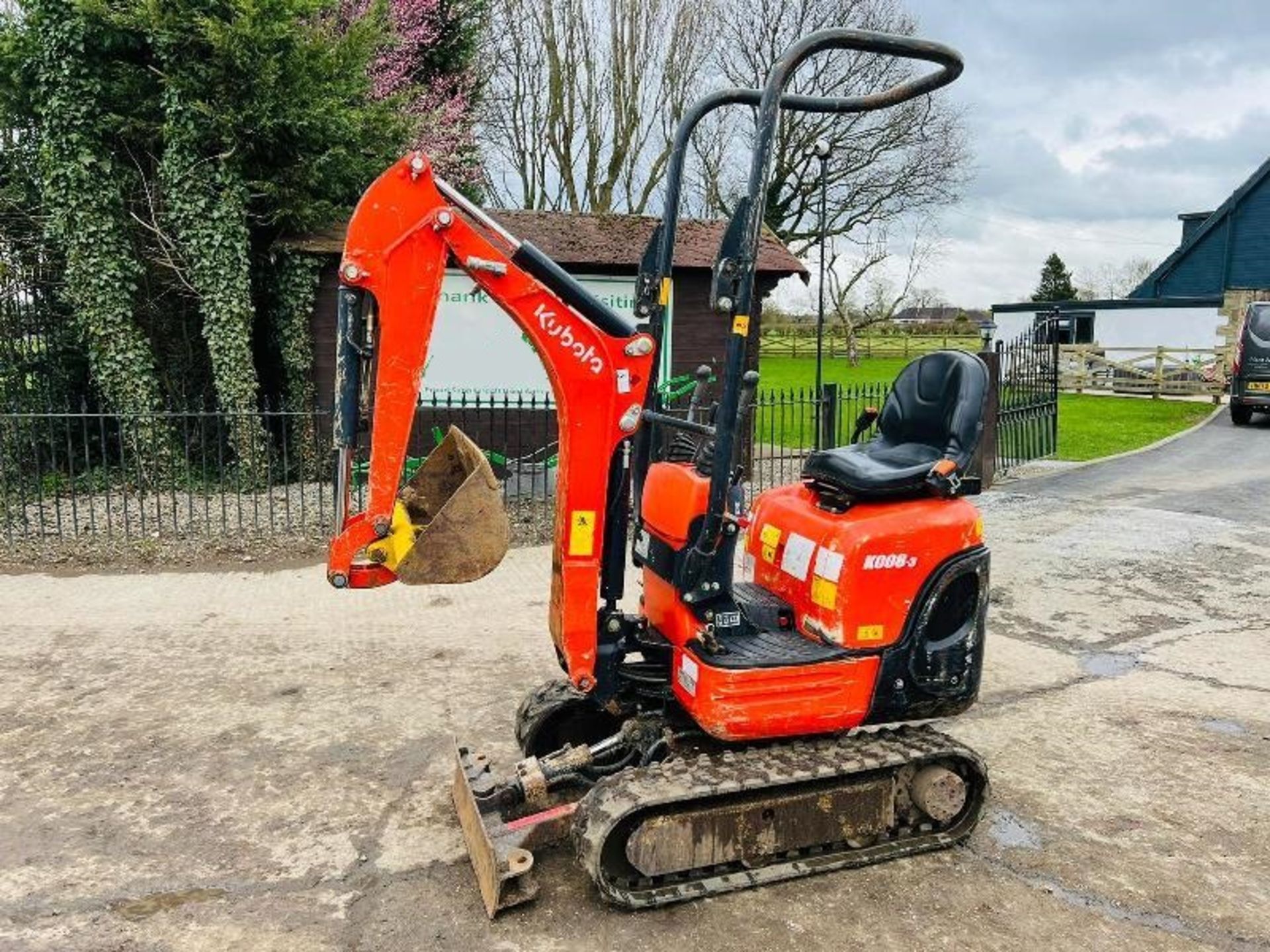 KUBOTA KX008-3 TRACKED EXCAVATOR * YEAR 2015 * C/W EXPANDING TRACKS - Image 5 of 13