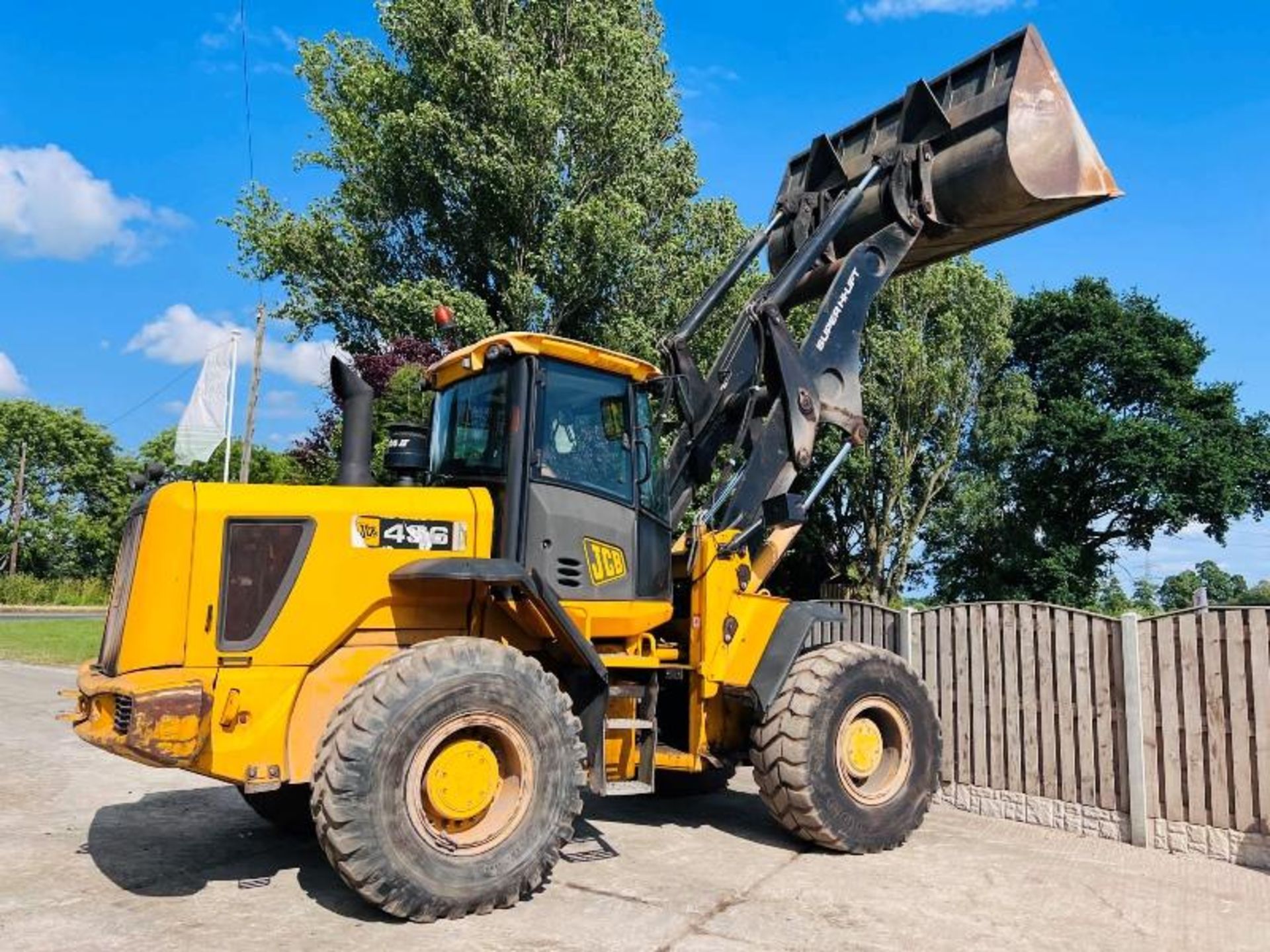 JCB 436EHT 4WD WASTE MASTER LOADING SHOVEL C/W BUCKET - Image 5 of 17