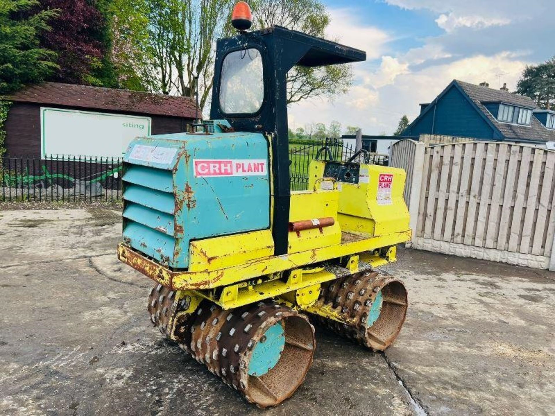 RAMMAX 2900-HF DOUBLE DRUM TRENCH ROLLER C/W KUBOT - Image 13 of 14