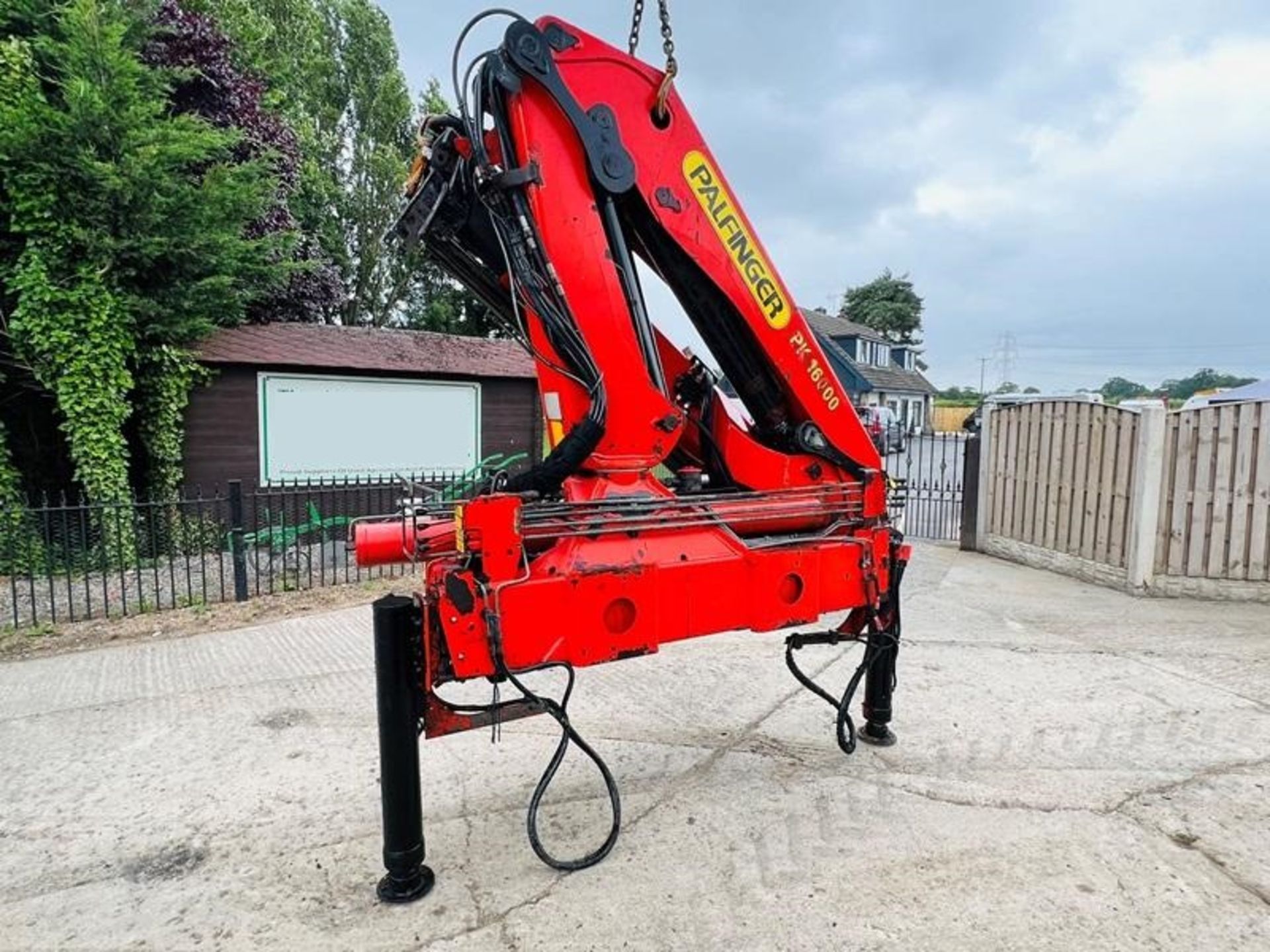 PALFINGER PK16000 CRANE C/W HYDRAULIC PUSH OUT BOO - Image 2 of 8