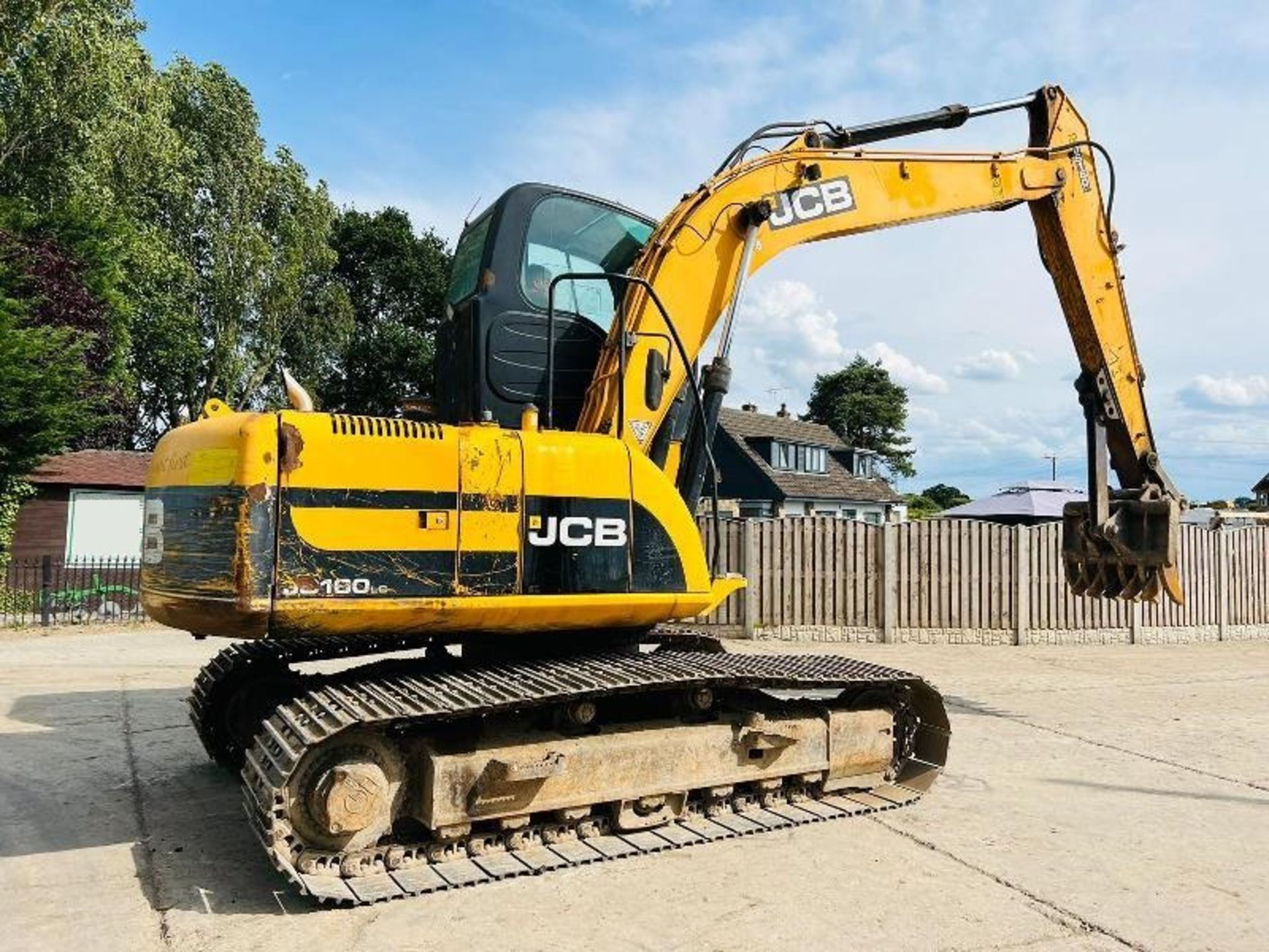 JCB JS160 HIGH RISED CABIN TRACKED EXCAVATOR C/W G - Image 5 of 12