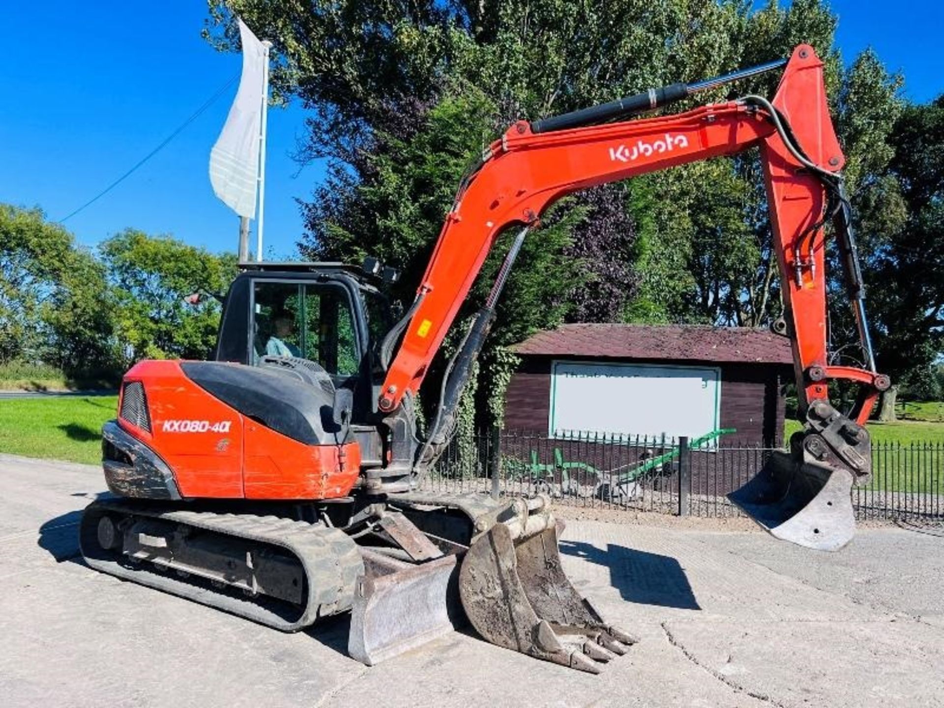 KUBOTA KX080-4TRACKED EXCAVATOR *YEAR 2020, 3464 H