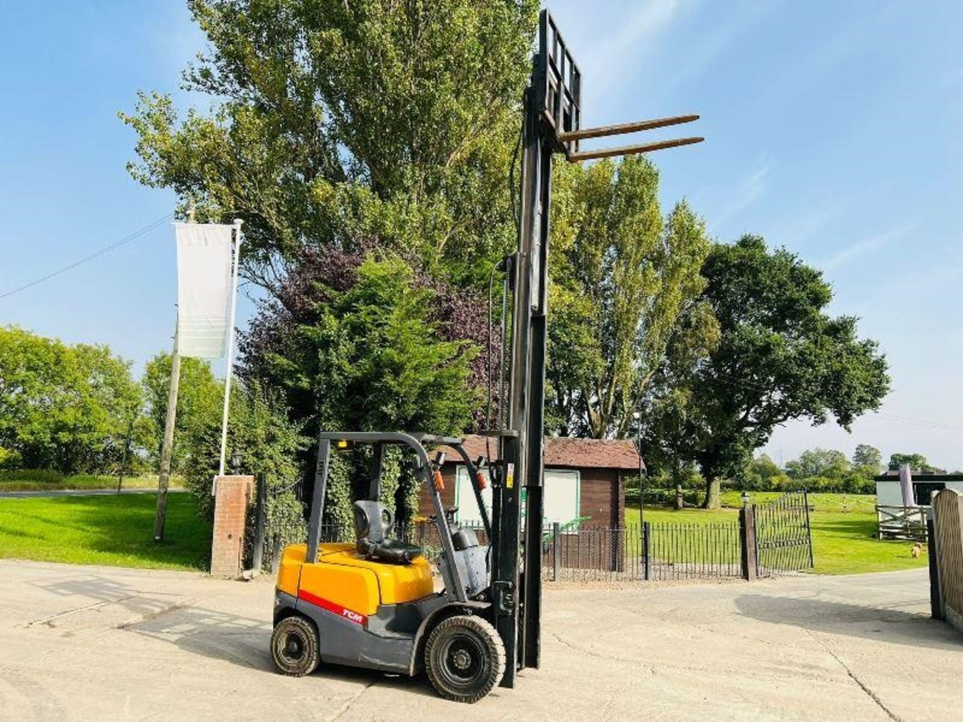 TCM CONTAINER SPEC DIESEL FORKLIFT *YEAR 2015, 352 - Image 9 of 12