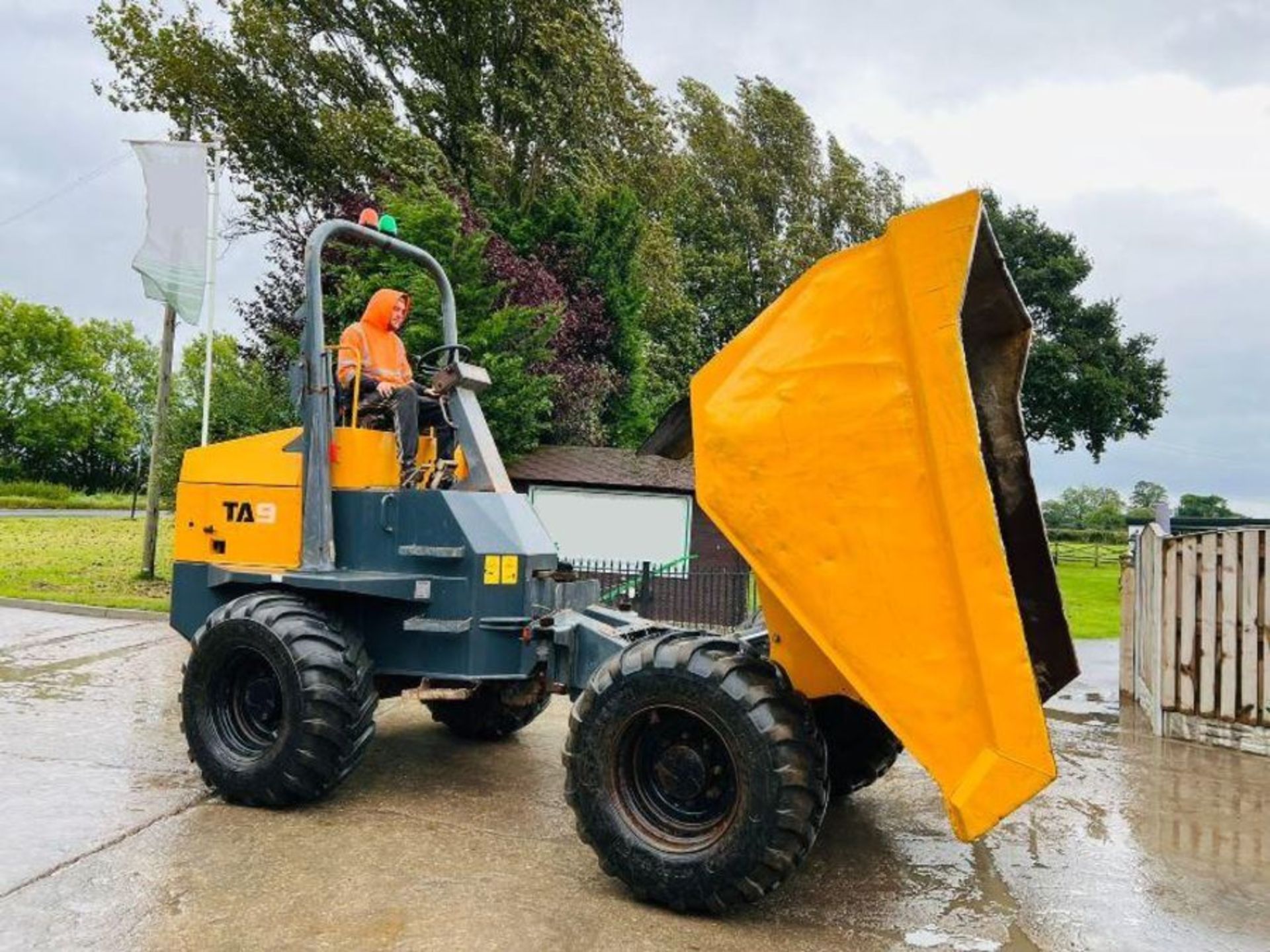 TEREX TA9 4WD DUMPER *YEAR 2014 , 3074 HOURS* C/W ROLE BAR - Image 14 of 16