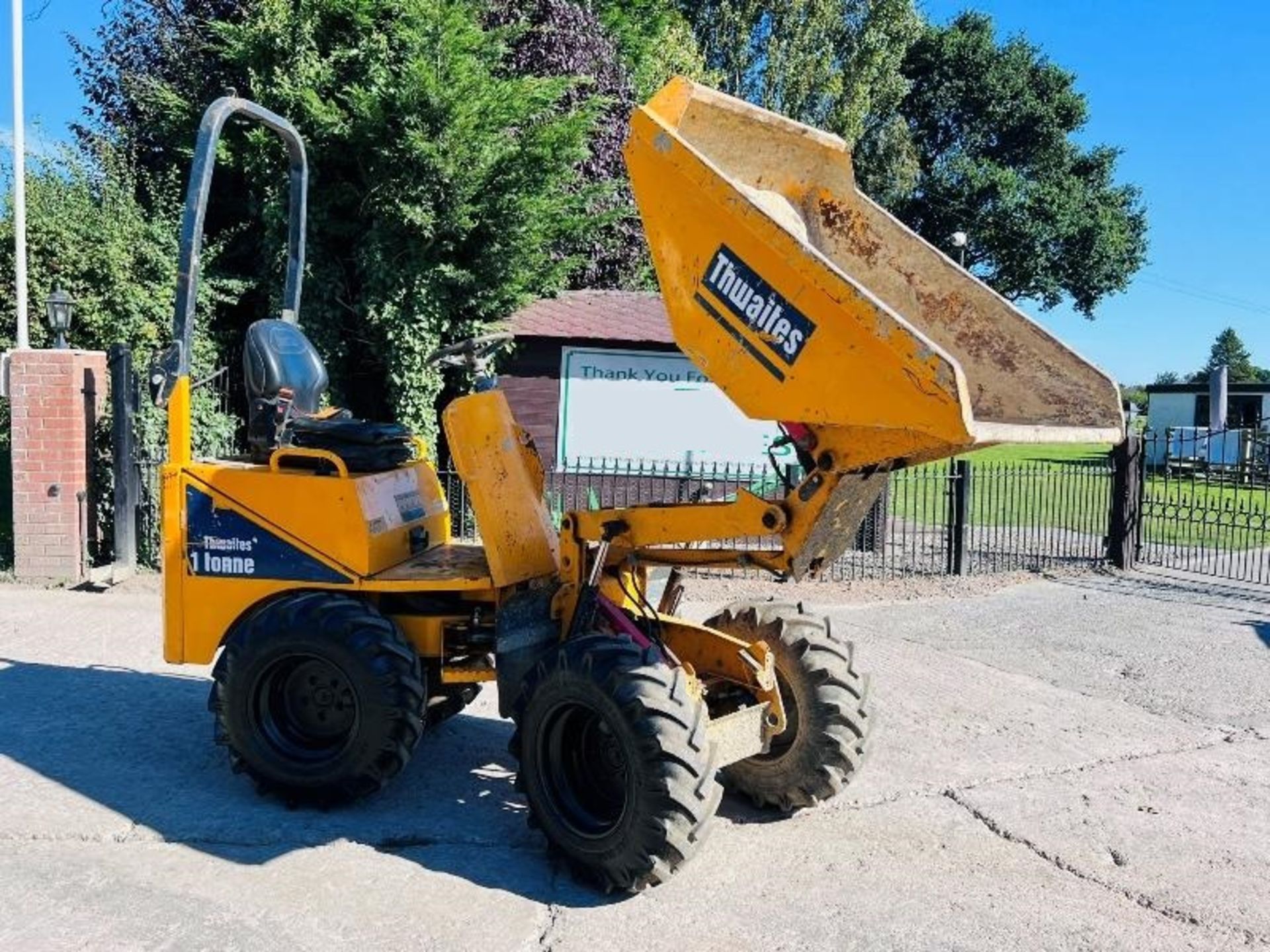THWAITES 1 TON HIGH TIP DUMPER *YEAR 2020, ONLY 11 - Image 3 of 15