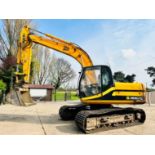 JCB JS160 TRACKED EXCAVATOR * YEAR 2006 * C/W QUICK HITCH AND BUCKET