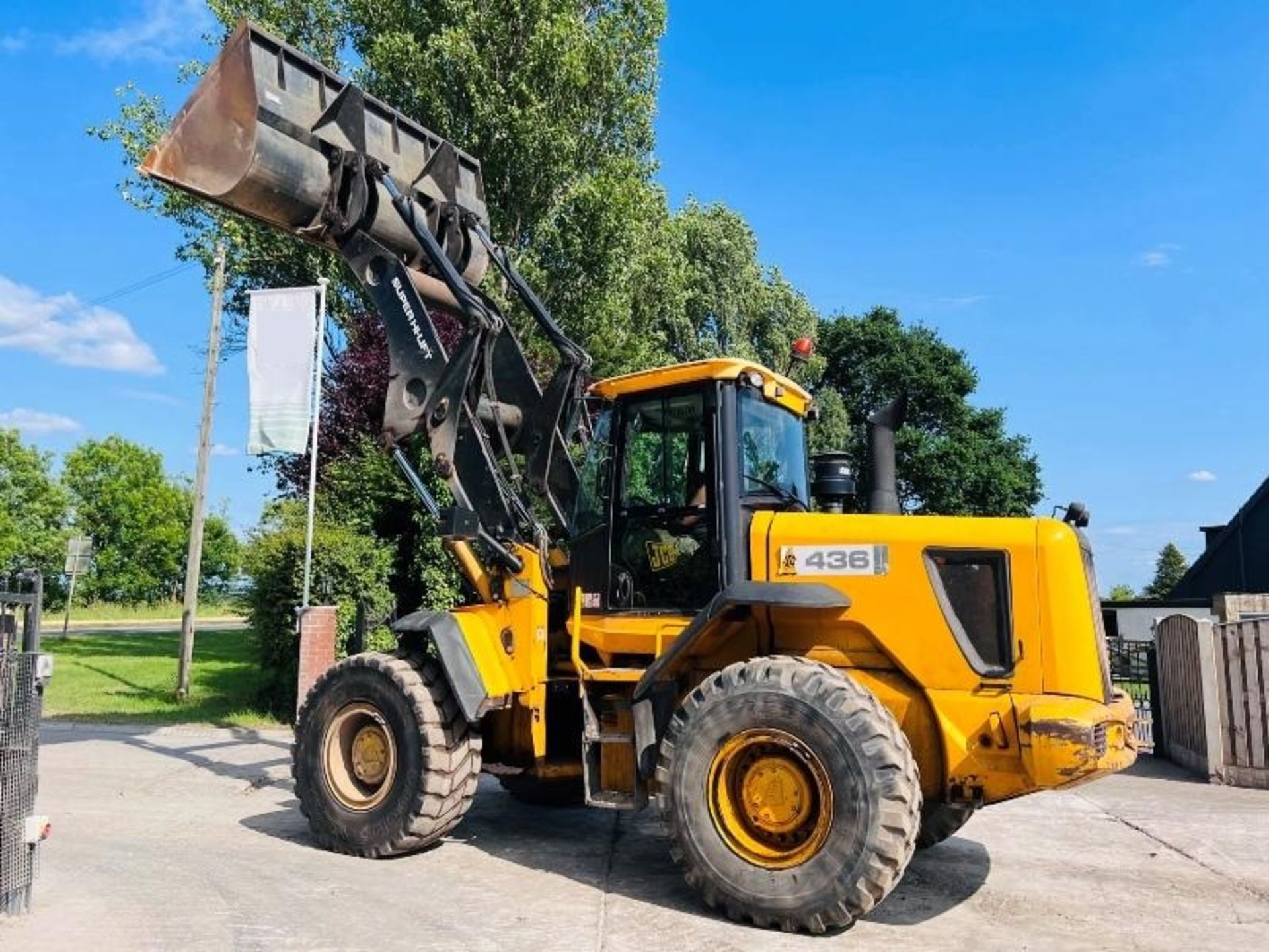 JCB 436EHT 4WD WASTE MASTER LOADING SHOVEL C/W BUCKET - Image 8 of 17