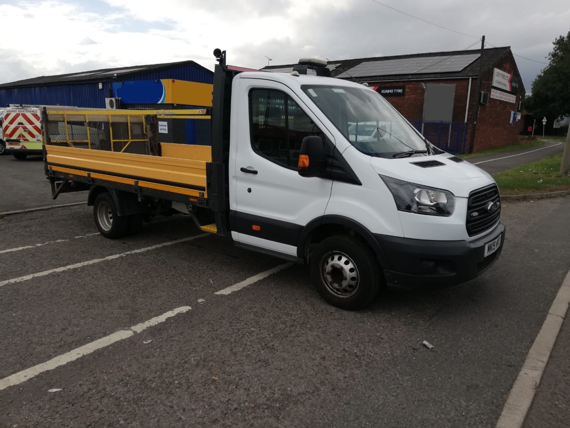 2019 19 TRANSIT LWB DROPSIDE WITH TAIL LIFT - 93K MILE - EURO 6 - TWIN REAR WHEEL