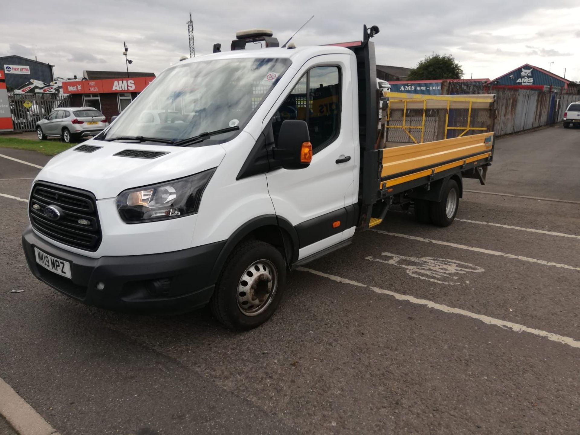 2019 19 TRANSIT LWB DROPSIDE WITH TAIL LIFT - 93K MILE - EURO 6 - TWIN REAR WHEEL - Image 3 of 9