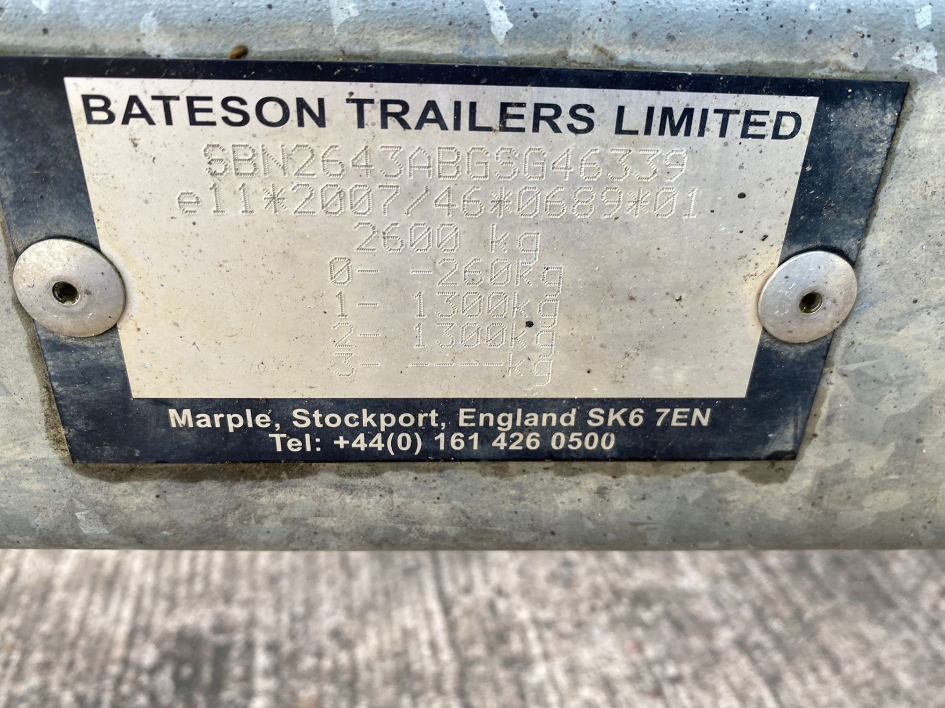 2007 BATESON TRAILER - IN VERY GOOD CONDITION WITH RAMPS, BRAKES ALL WORK, LIGHTS ALL WORK - Bild 3 aus 11