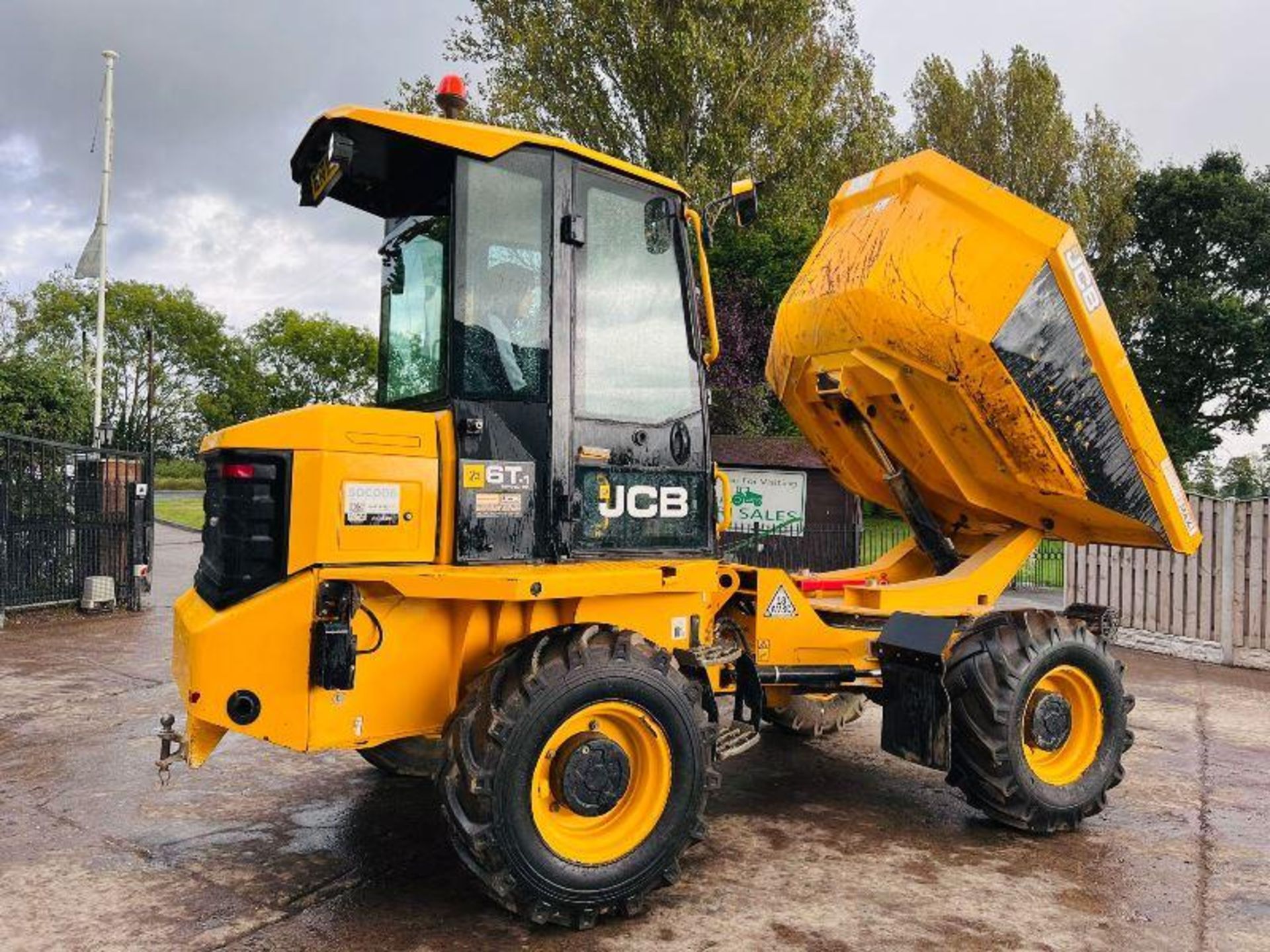 JCB 6ST 4WD DUMPER *YEAR 2018, 2406 HOURS* C/W FULLY GLAZED CABIN  - Bild 12 aus 17