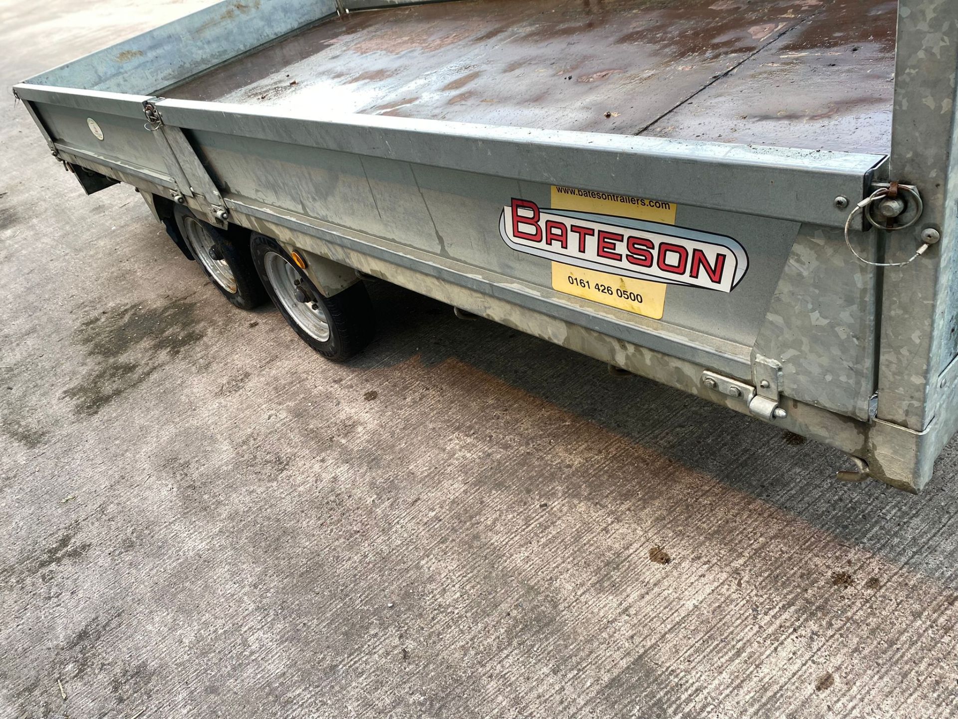 2007 BATESON TRAILER - IN VERY GOOD CONDITION WITH RAMPS, BRAKES ALL WORK, LIGHTS ALL WORK - Image 9 of 11