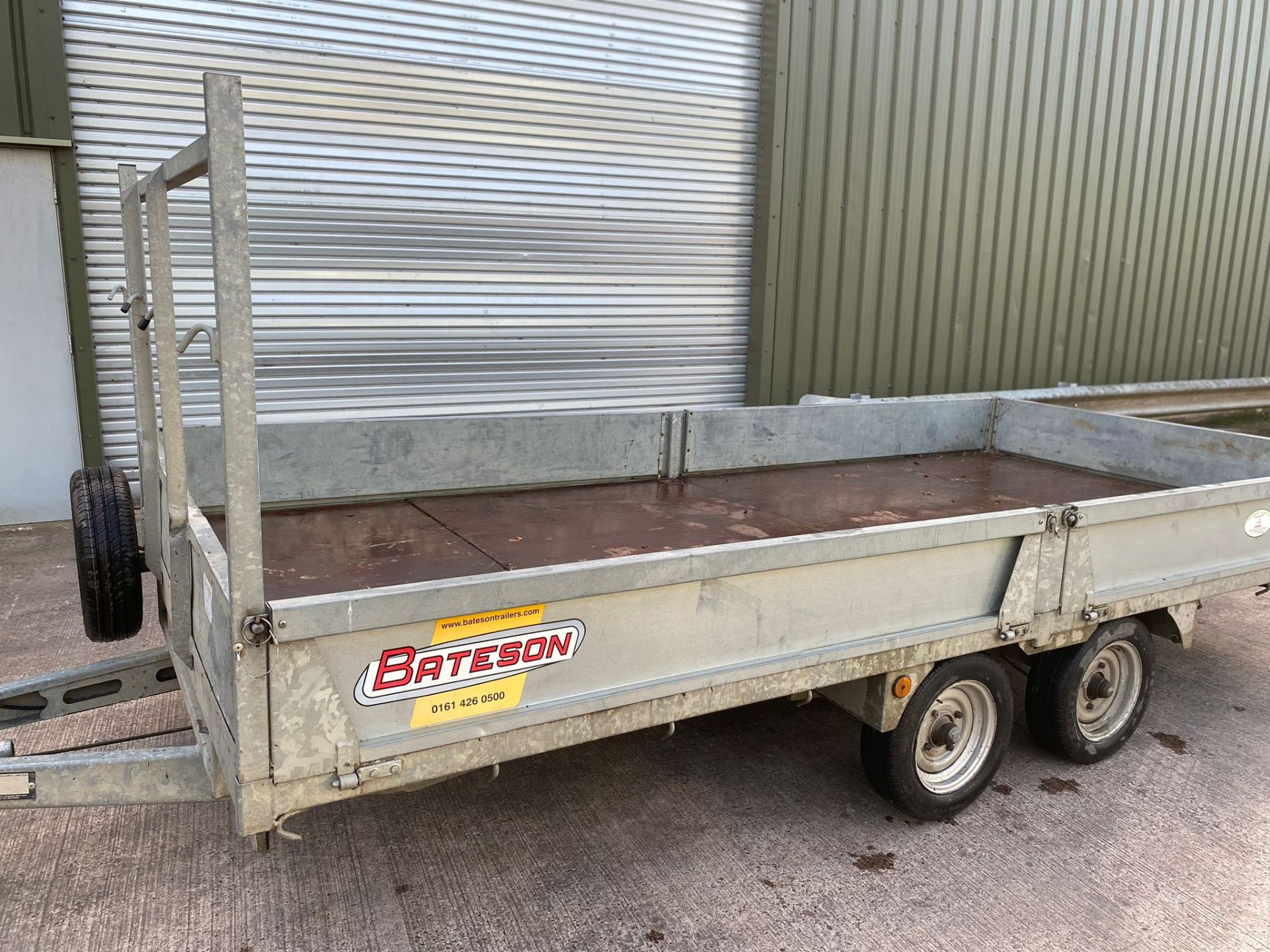 2007 BATESON TRAILER - IN VERY GOOD CONDITION WITH RAMPS, BRAKES ALL WORK, LIGHTS ALL WORK - Image 5 of 11