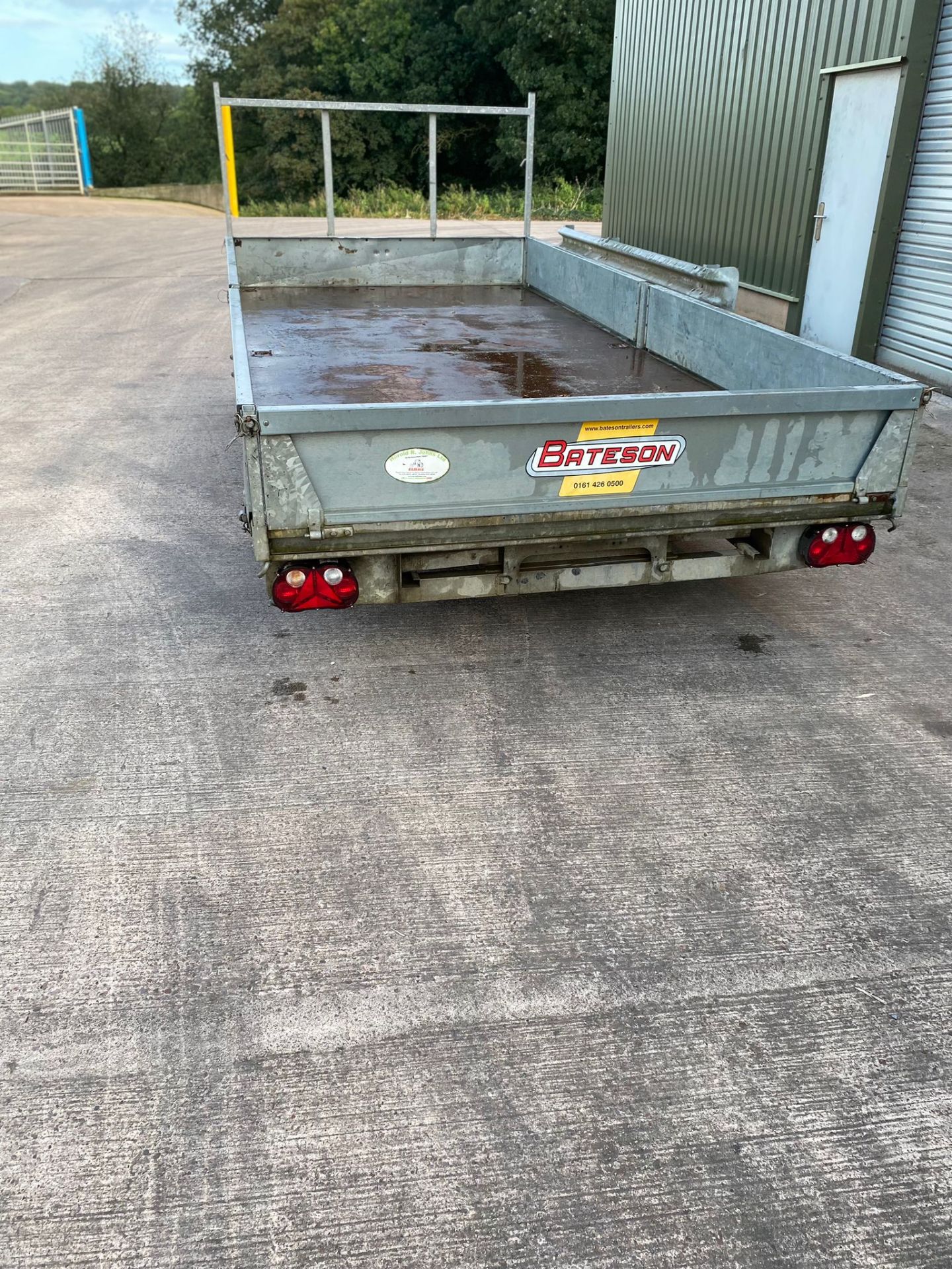 2007 BATESON TRAILER - IN VERY GOOD CONDITION WITH RAMPS, BRAKES ALL WORK, LIGHTS ALL WORK - Image 11 of 11