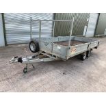 2007 BATESON TRAILER - IN VERY GOOD CONDITION WITH RAMPS, BRAKES ALL WORK, LIGHTS ALL WORK