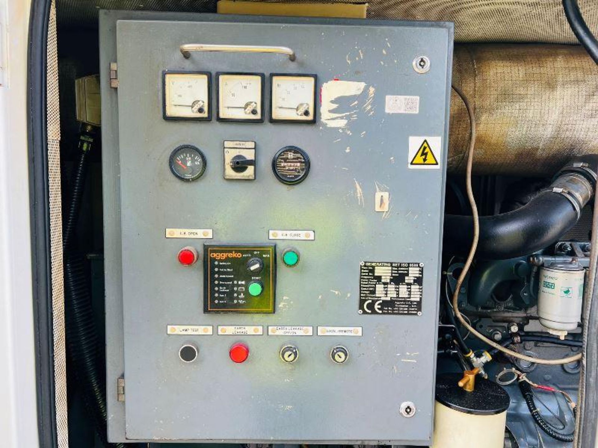 AGGREKO GHP11/8065E 60KVA STATIC GENERATOR C/W IVECO ENGINE  - Image 10 of 19