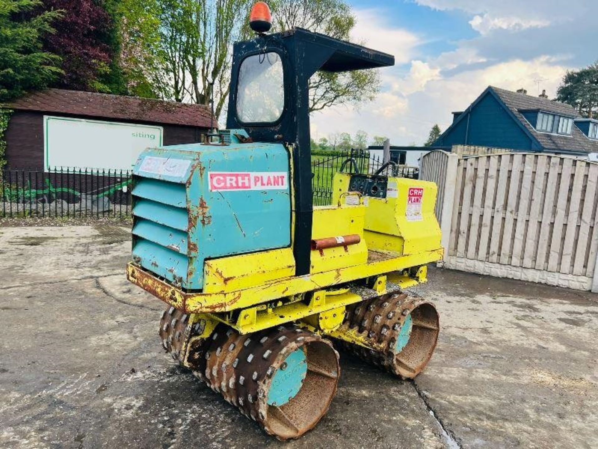 RAMMAX 2900-HF DOUBLE DRUM TRENCH ROLLER C/W KUBOTA ENGINE - Image 13 of 14