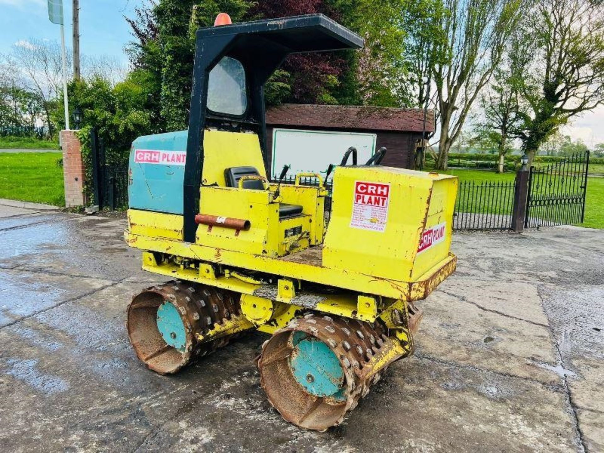 RAMMAX 2900-HF DOUBLE DRUM TRENCH ROLLER C/W KUBOTA ENGINE - Image 4 of 14