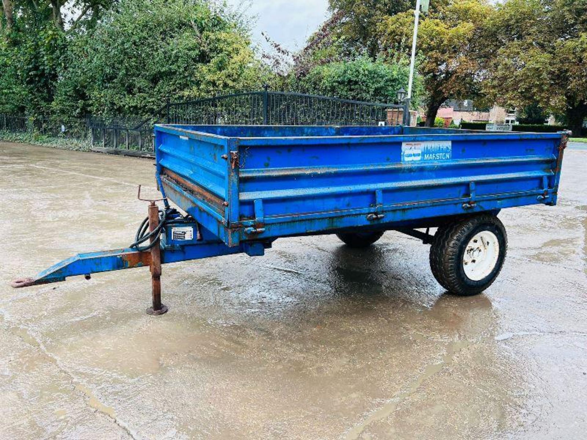 DS4 STEEL TIPPING TRAILER C/W DROP SIDE BODY