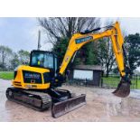 JCB 86C-2 EXCAVATOR *ZERO SWING, YEAR 2021, 2294 HOURS* C/W QUICK HITCH 