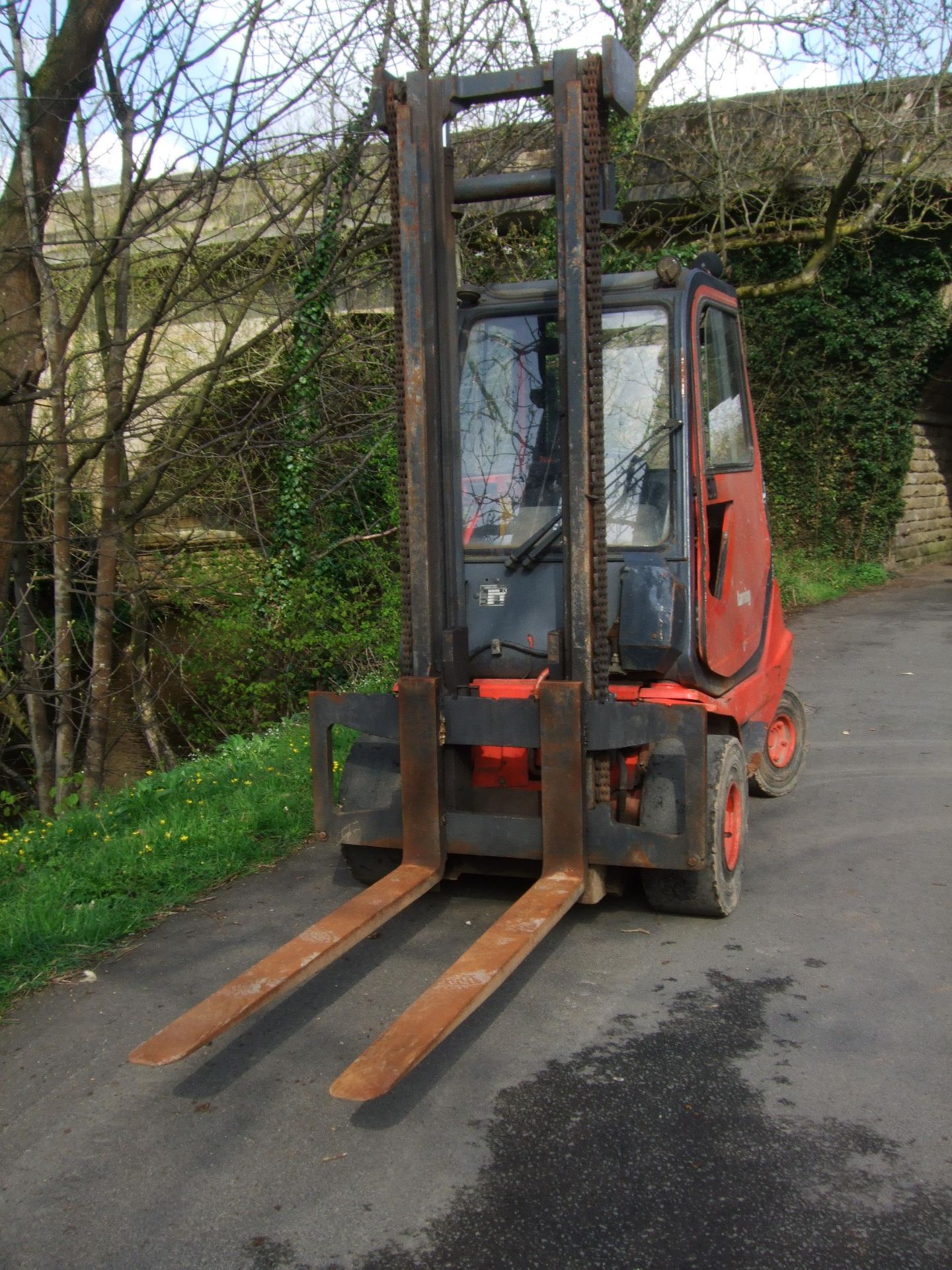 LINDE H30D - 03 DIESEL FORKLIFT - DUPLEX MAST - YOM 2002 - FULL CAB - Bild 2 aus 5