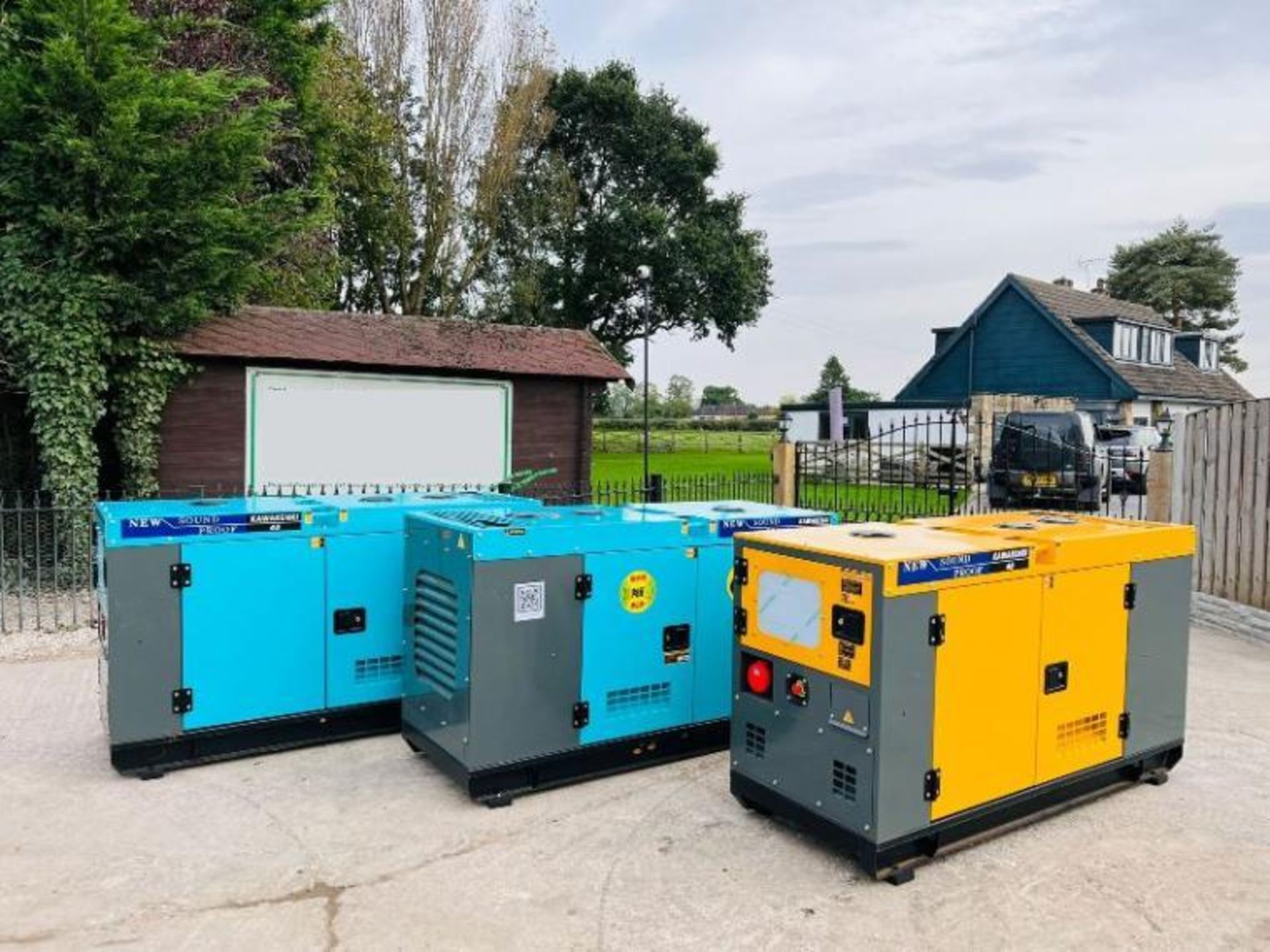 BRAND NEW KAWAKENI KK40 40KVA SILENT RUN GENERATOR *YEAR 2023* - Image 12 of 14