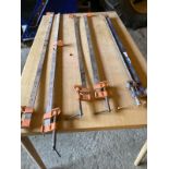 LOT OF 5 CLAMPS