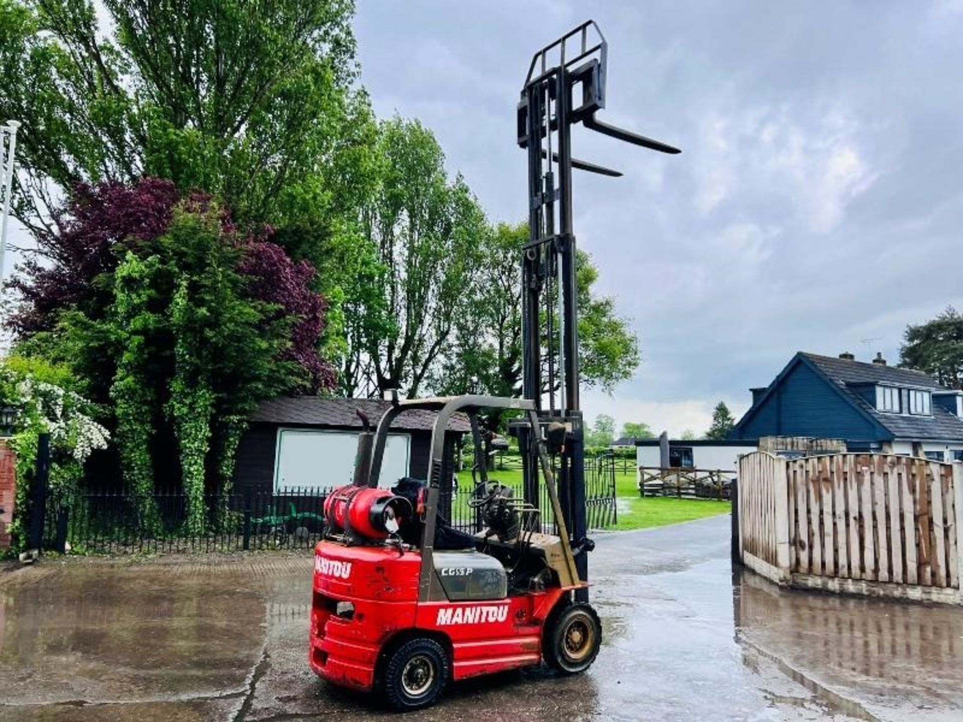 MANITOU CG18P DIESEL FORKLIFT *CONTAINER SPEC* C/W SIDE SHIFT - Image 4 of 13