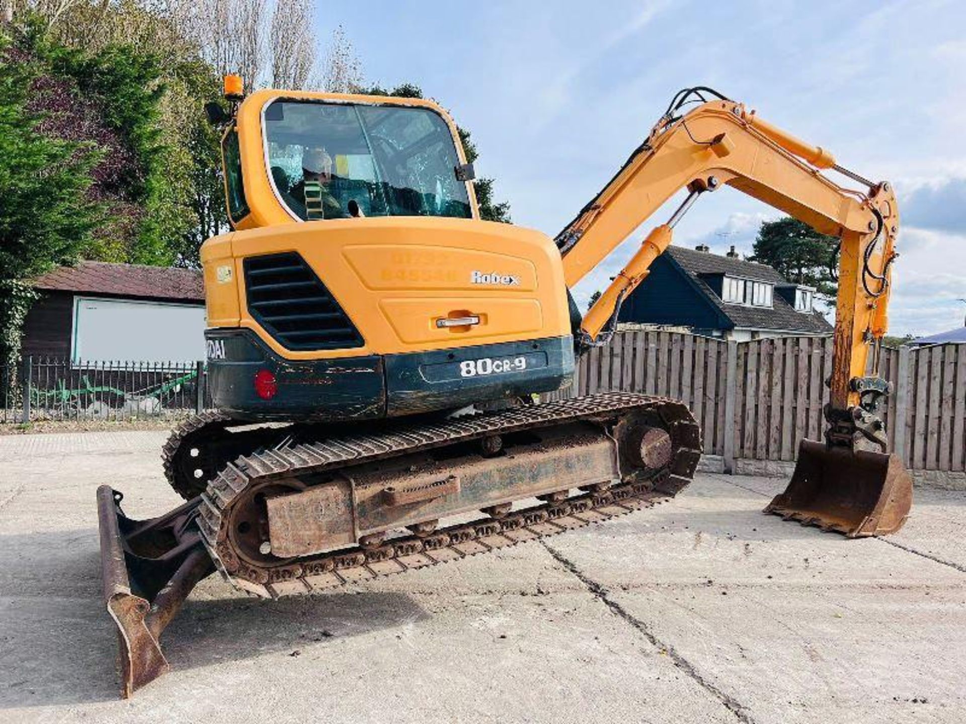 HYUNDIA ROBEX 80CR-9 EXCAVATOR *YEAR 2011, 4771 HOURS* C/W QUICK HITCH - Bild 16 aus 19