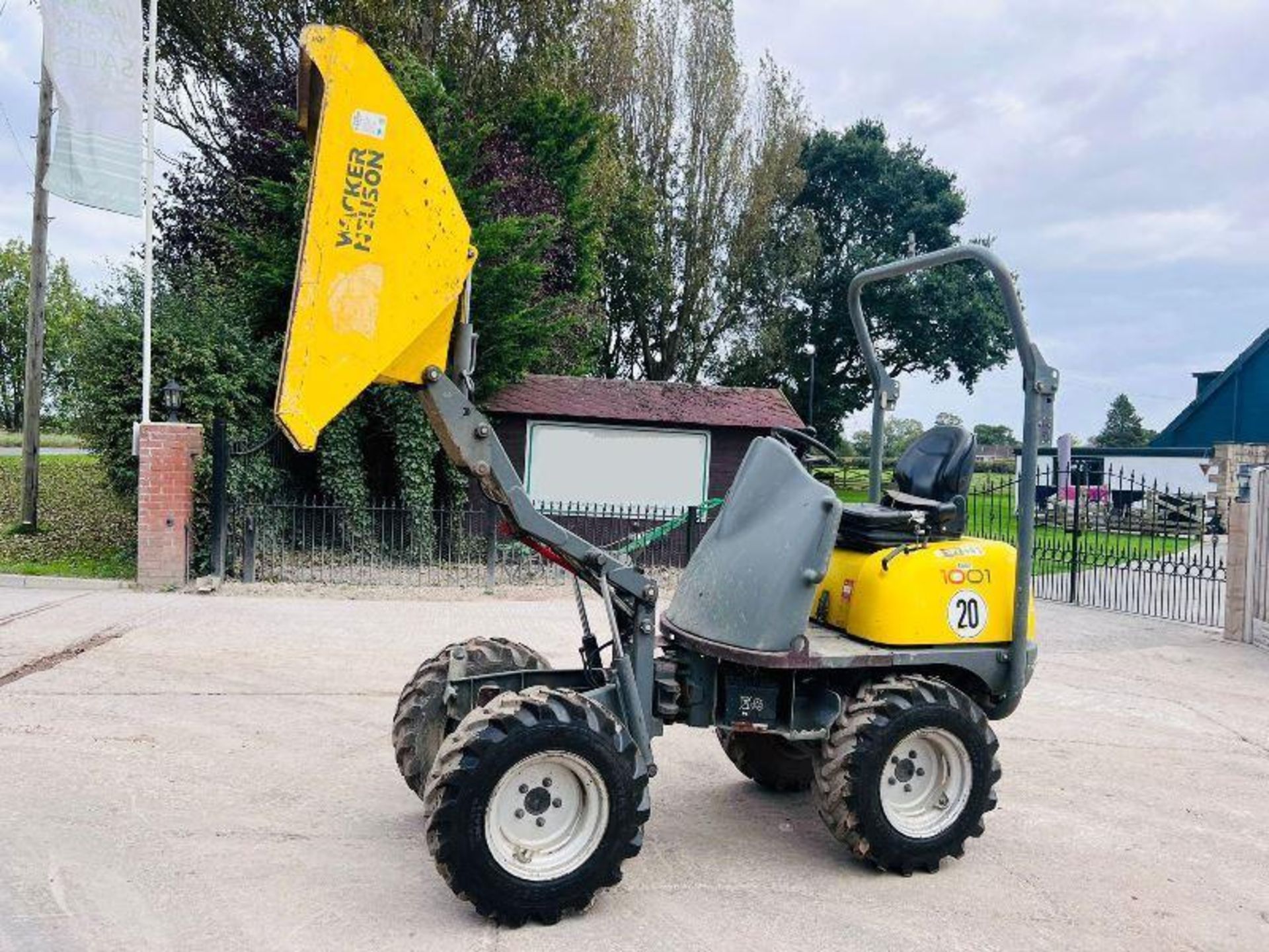 WACKER NEUSON 1001 HIGH TIP DUMPER *YEAR 2016, 1137HOURS* C/W ROLE BAR - Bild 5 aus 14