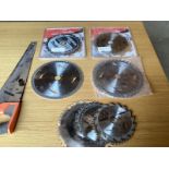 SELECTION OF CUTTING SAW BLADES