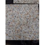 5 PALLETS OF TERRAZZO FLOOR TILES - 24 SQ YRDS PER PALLET - RRP £1000 PER PALLET