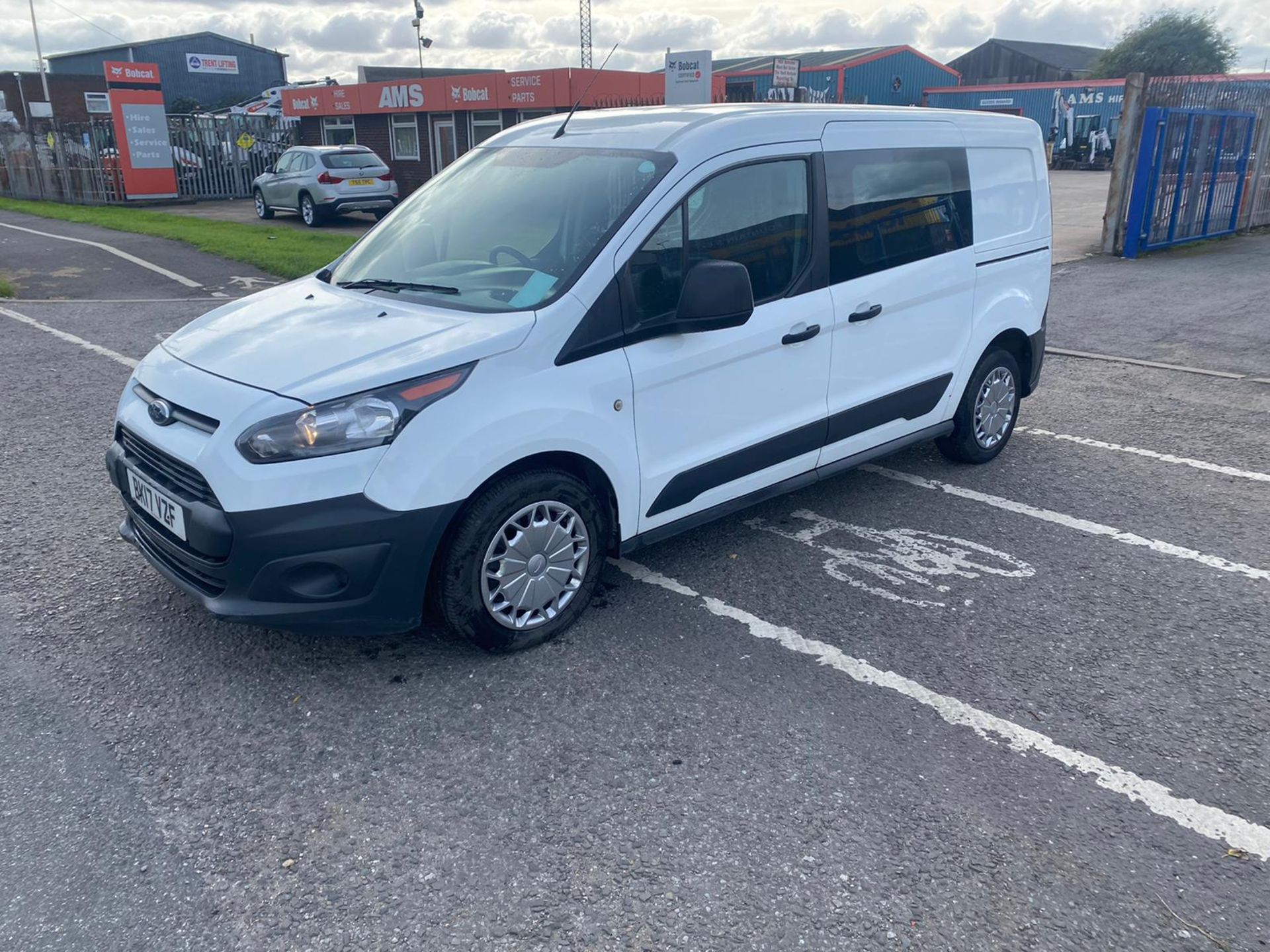 2017 17 FORD TRANSIT CONNECT DOUBLE CAB PANEL VAN - 118K MILES - 5 SEATS - LWB - EURO 6 - Image 3 of 11