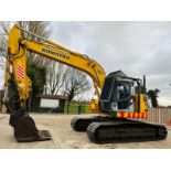 KOMATSU PC228USLC-3 EXCAVATOR * ZERO SWING * C/W DEMOLITION GARUDS