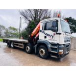 2005 MAN 32.353 DOUBLE DRIVE FLAT BED LORRY *CRANE & SUPPORT LEGS NOT INCLUDED* 
