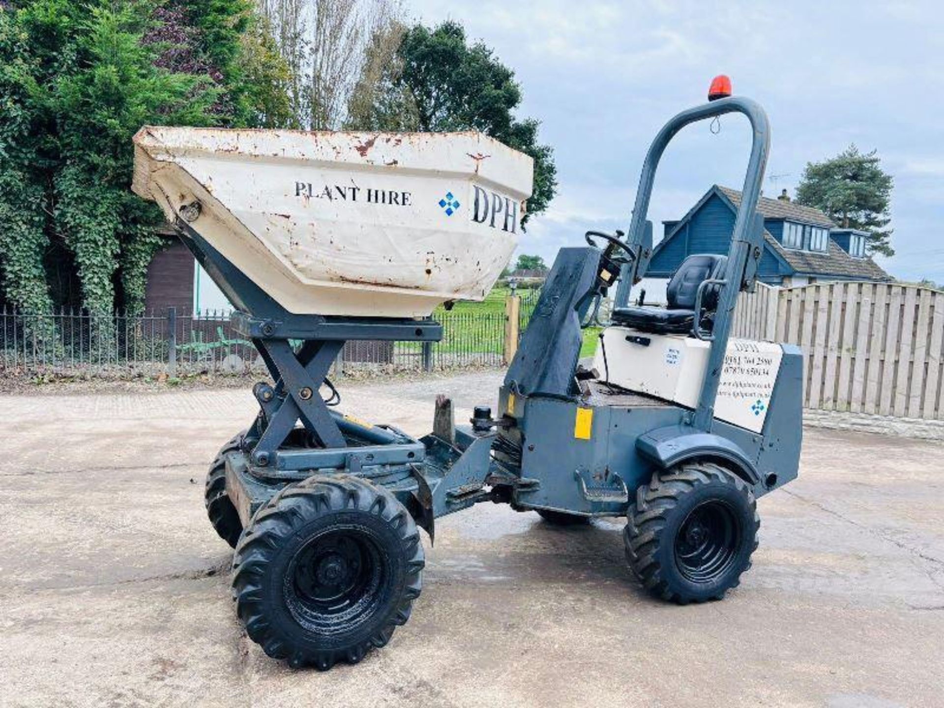 BENFORD 2 TON 4WD SWIVEL HIGH TIP DUMPER *YEAR 2008* C/W ROLE BAR - Bild 14 aus 16