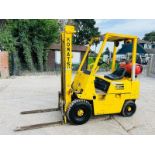 KOMATSU FG15H-1 FORKLIFT C/W STAGE MAST & PALLET TINES