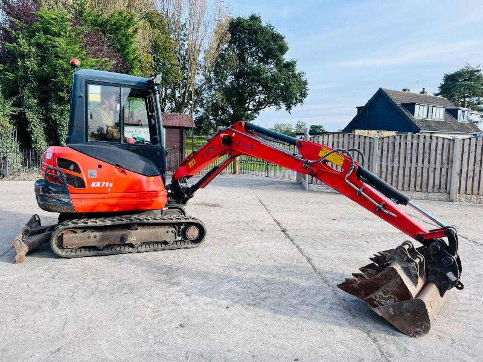 KUBOTA KX71-3 EXCAVATOR *YEAR 2014, 4211 HOURS, ONE OWNER FROM NEW*. - Bild 9 aus 15