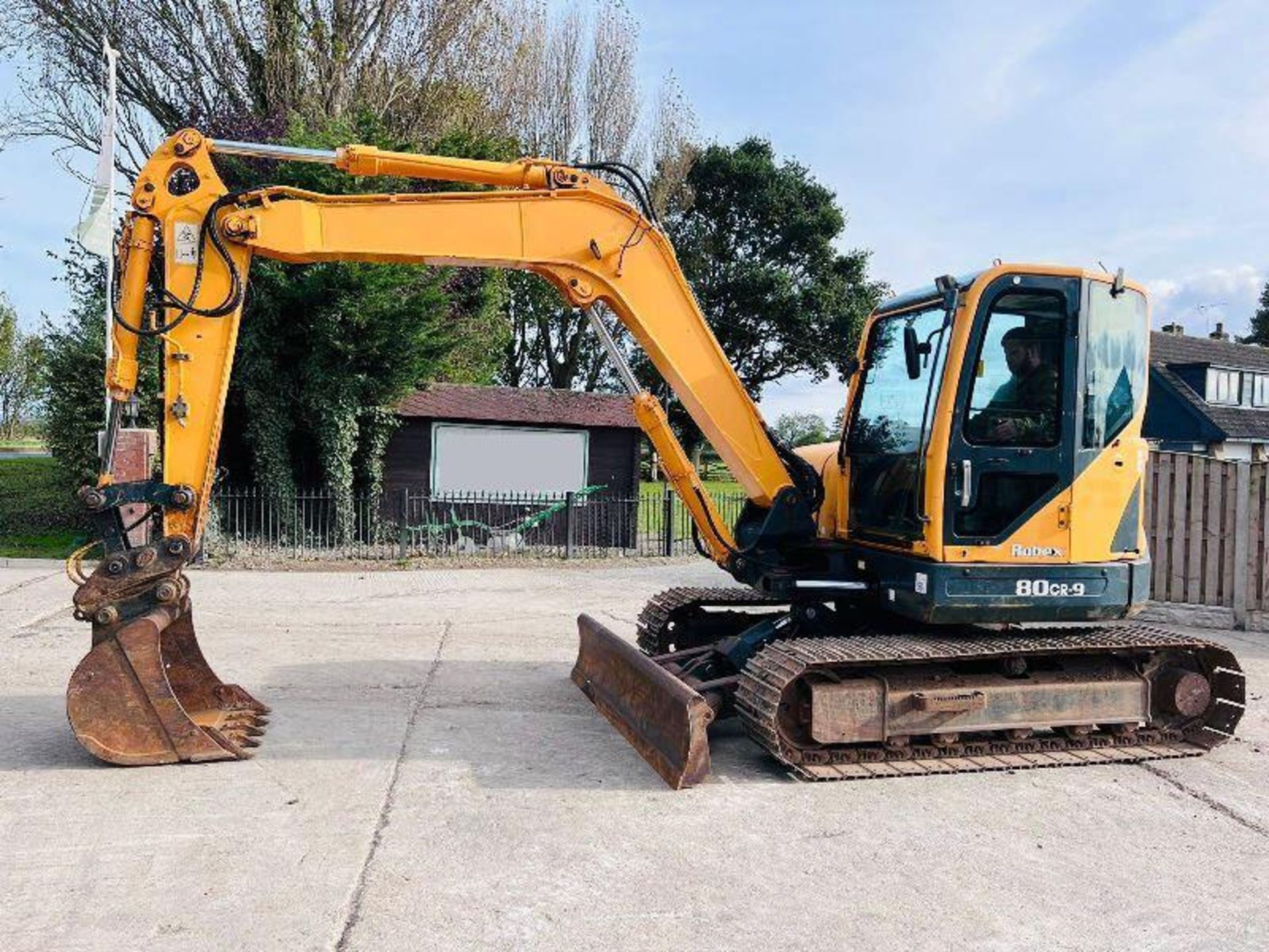 HYUNDIA ROBEX 80CR-9 EXCAVATOR *YEAR 2011, 4771 HOURS* C/W QUICK HITCH - Bild 3 aus 19